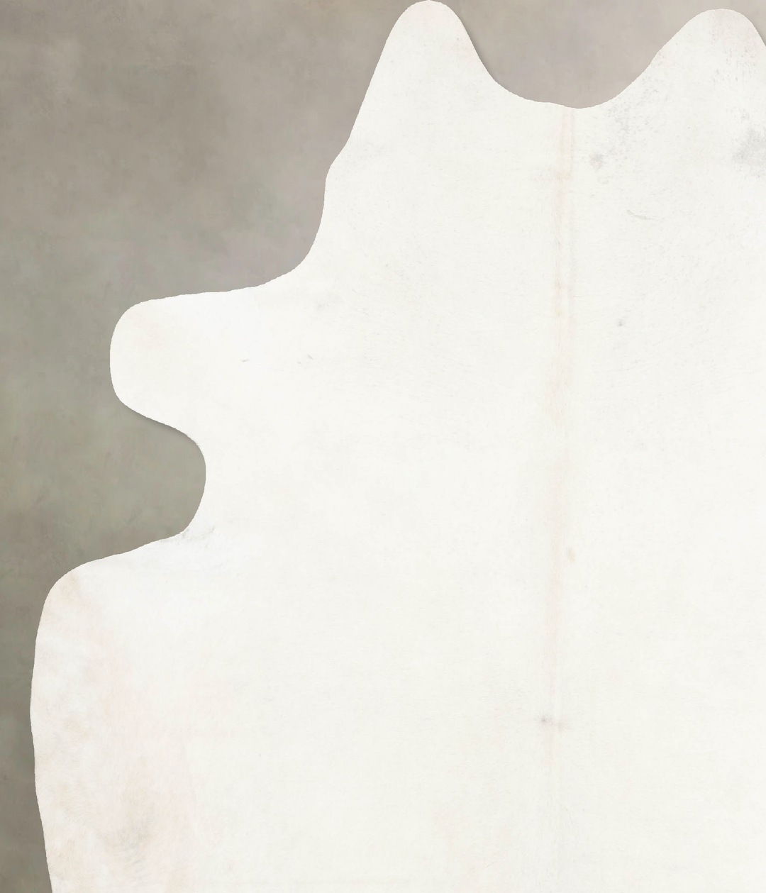 Ivory with Beige XX-Large Brazilian Cowhide Rug 8'3"H x 7'6"W #B15665 