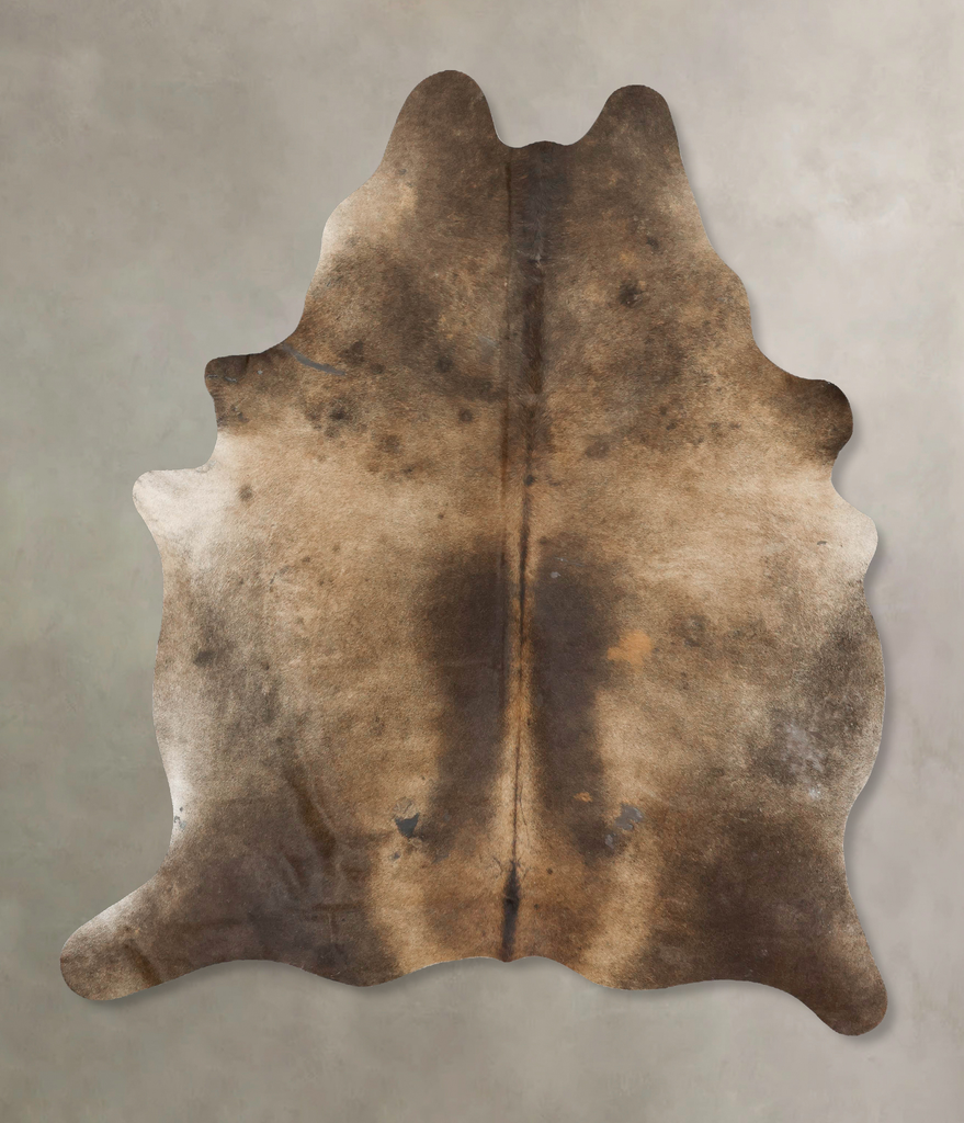 Chocolate X-Large Brazilian Cowhide Rug 7'11"H x 5'11"W #B15685 by Hudson Hides