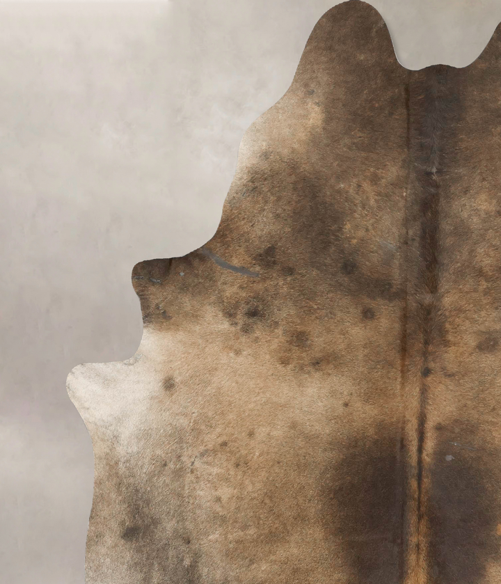 Chocolate X-Large Brazilian Cowhide Rug 7'11"H x 5'11"W #B15685 by Hudson Hides