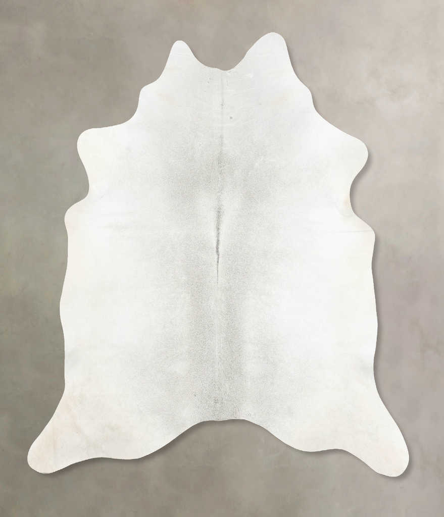 Light Grey X-Large Brazilian Cowhide Rug 7'4"H x 6'6"W #B15694 by Hudson Hides