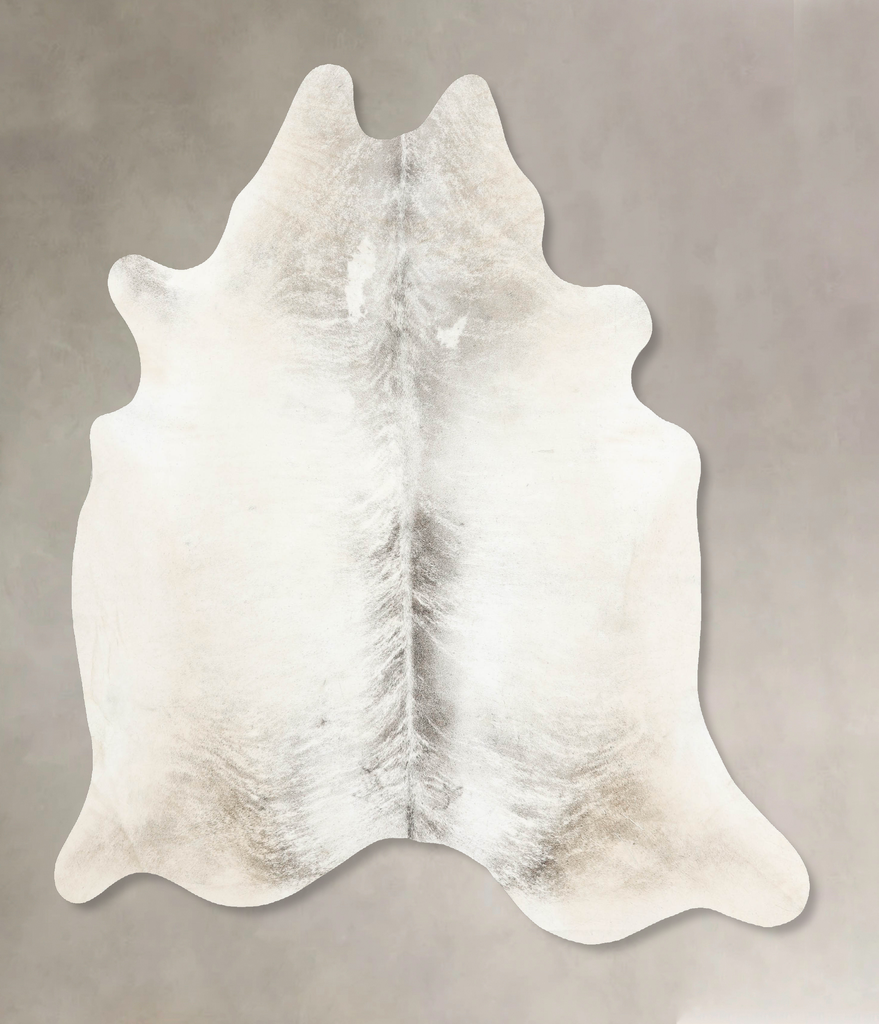 Grey Brindle X-Large Brazilian Cowhide Rug 7'2"H x 6'7"W #B15705 by Hudson Hides