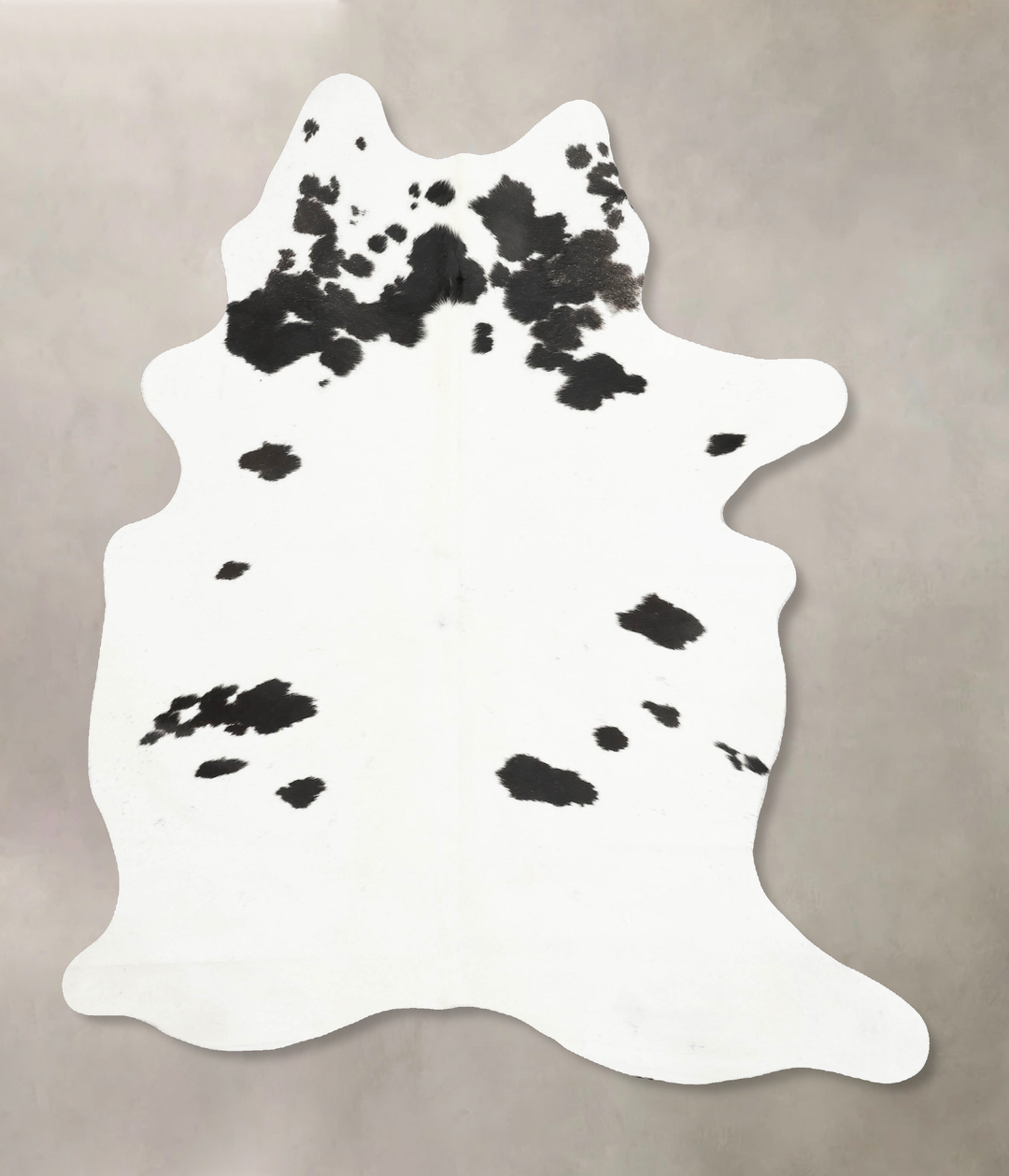 Black and White Large Brazilian Cowhide Rug 7'3"H x 5'4"W #B15706 by H
