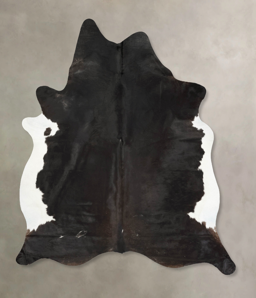 Black and White XX-Large Brazilian Cowhide Rug 7'11"H x 6'6"W #B15713 by Hudson Hides