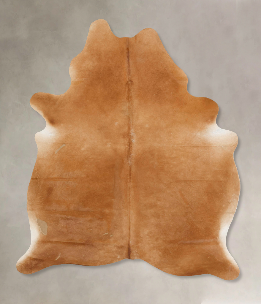 Beige X-Large Brazilian Cowhide Rug 7'6"H x 5'7"W #B15721 by Hudson Hides