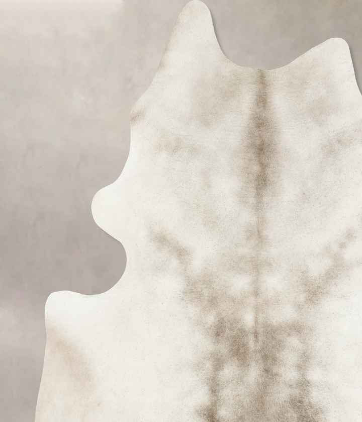 Taupe XX-Large Brazilian Cowhide Rug 7'6"H x 6'10"W #B15731 by Hudson Hides