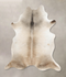 Grey with Beige X-Large Brazilian Cowhide Rug 7'6