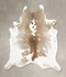 Beige and White X-Large Brazilian Cowhide Rug 7'5