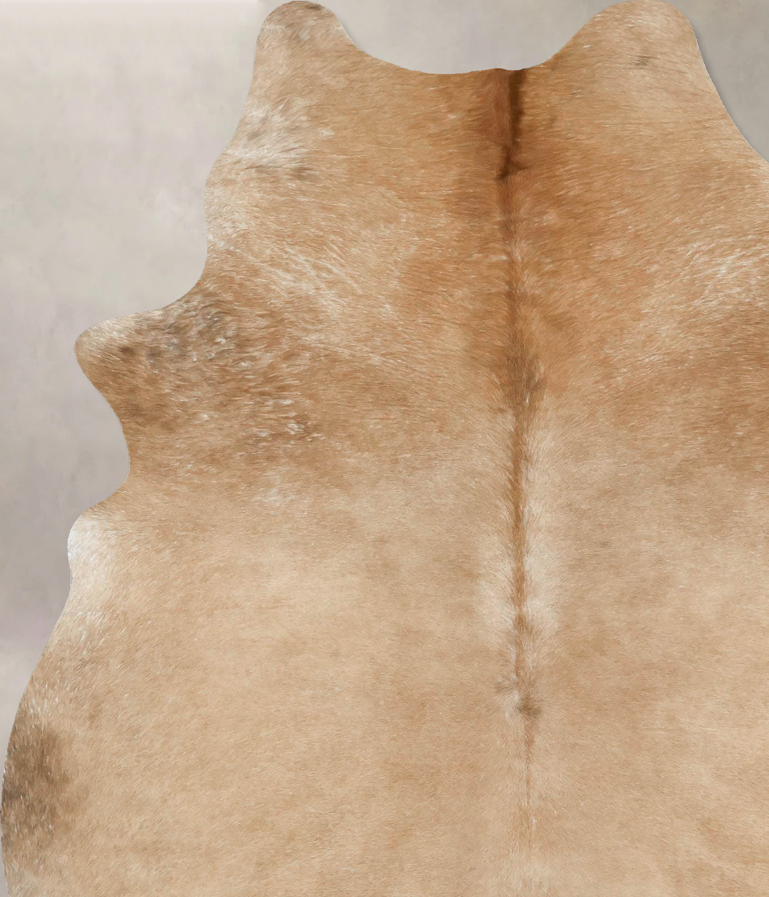 Beige X-Large Brazilian Cowhide Rug 7'9"H x 5'5"W #B15760 by Hudson Hi