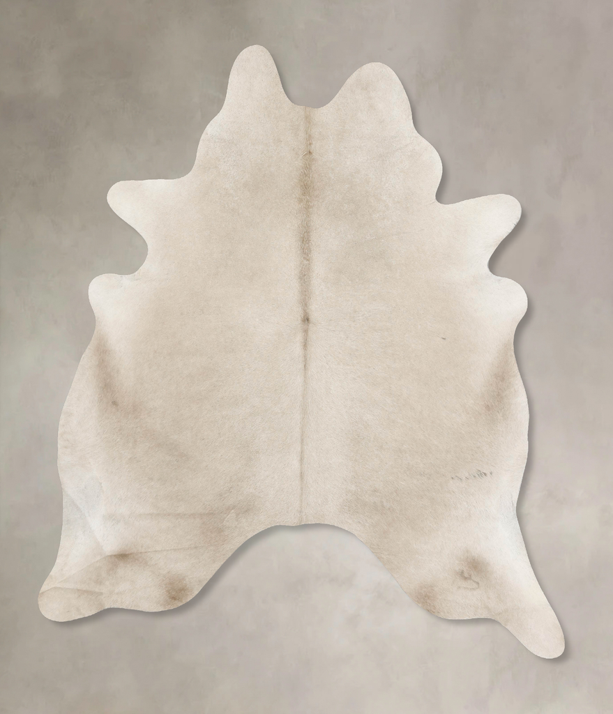 Taupe X-Large Brazilian Cowhide Rug 7'5"H x 6'2"W #B15763 by Hudson Hides
