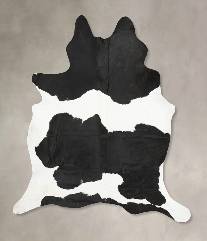 Black and White XX-Large Brazilian Cowhide Rug 8'10"H x 7'3"W #B15766 by Hudson Hides