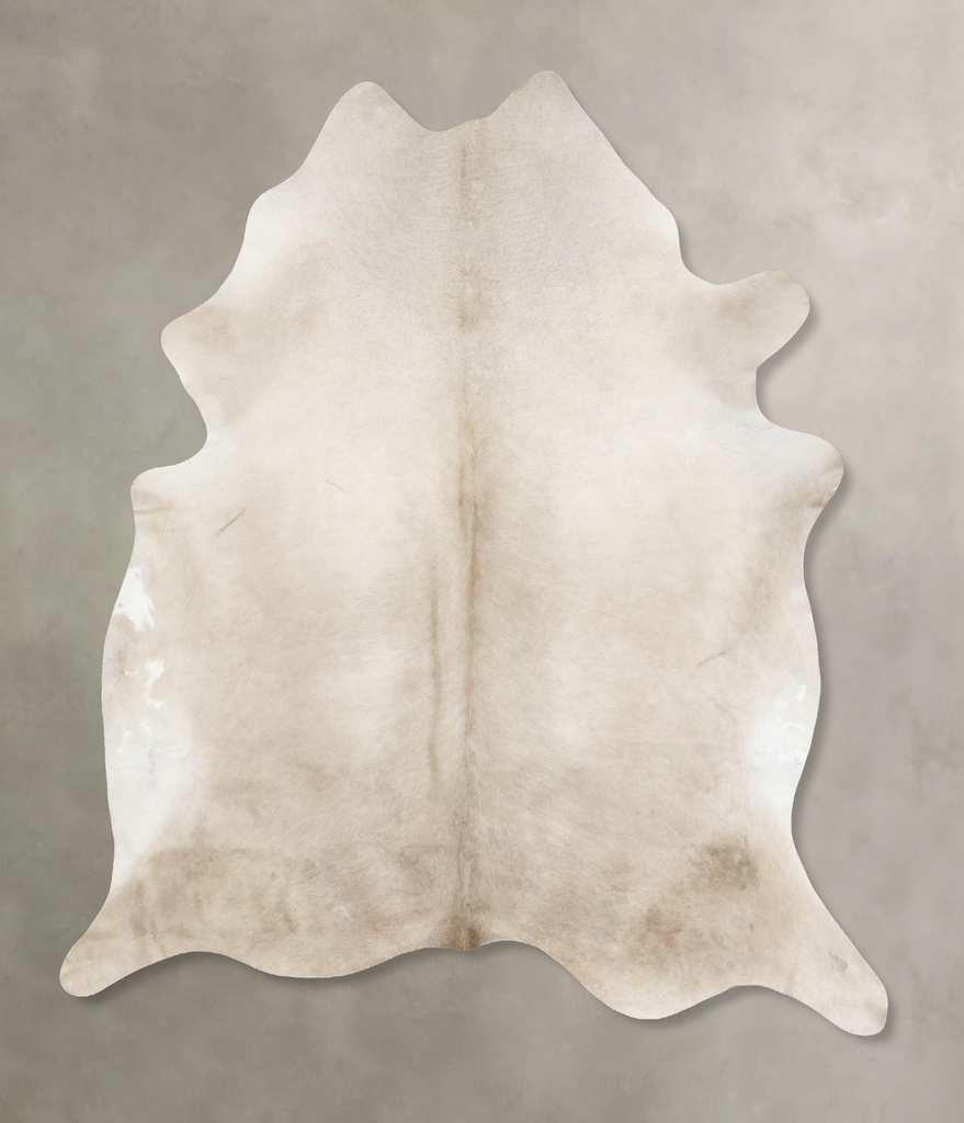 Taupe XX-Large Brazilian Cowhide Rug 7'11"H x 7'3"W #B15770 by Hudson Hides