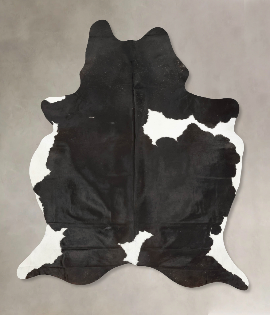 Black and White XX-Large Brazilian Cowhide Rug 8'6"H x 6'0"W #B15771 by Hudson Hides