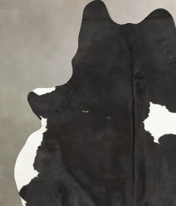 Black and White XX-Large Brazilian Cowhide Rug 8'6"H x 6'0"W #B15771 by Hudson Hides