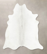 Medium Grey XX-Large Brazilian Cowhide Rug 7'10"H x 6'9"W #B15780 by Hudson Hides