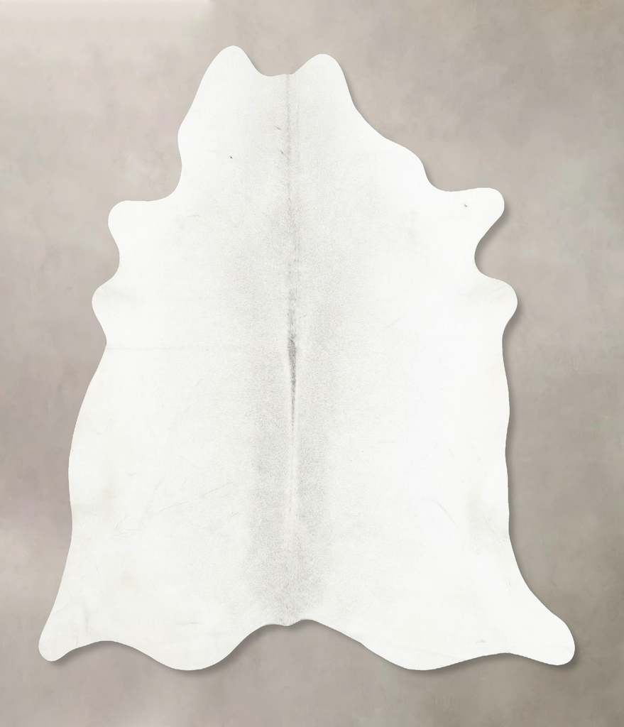 Medium Grey XX-Large Brazilian Cowhide Rug 7'10"H x 6'9"W #B15780 by Hudson Hides