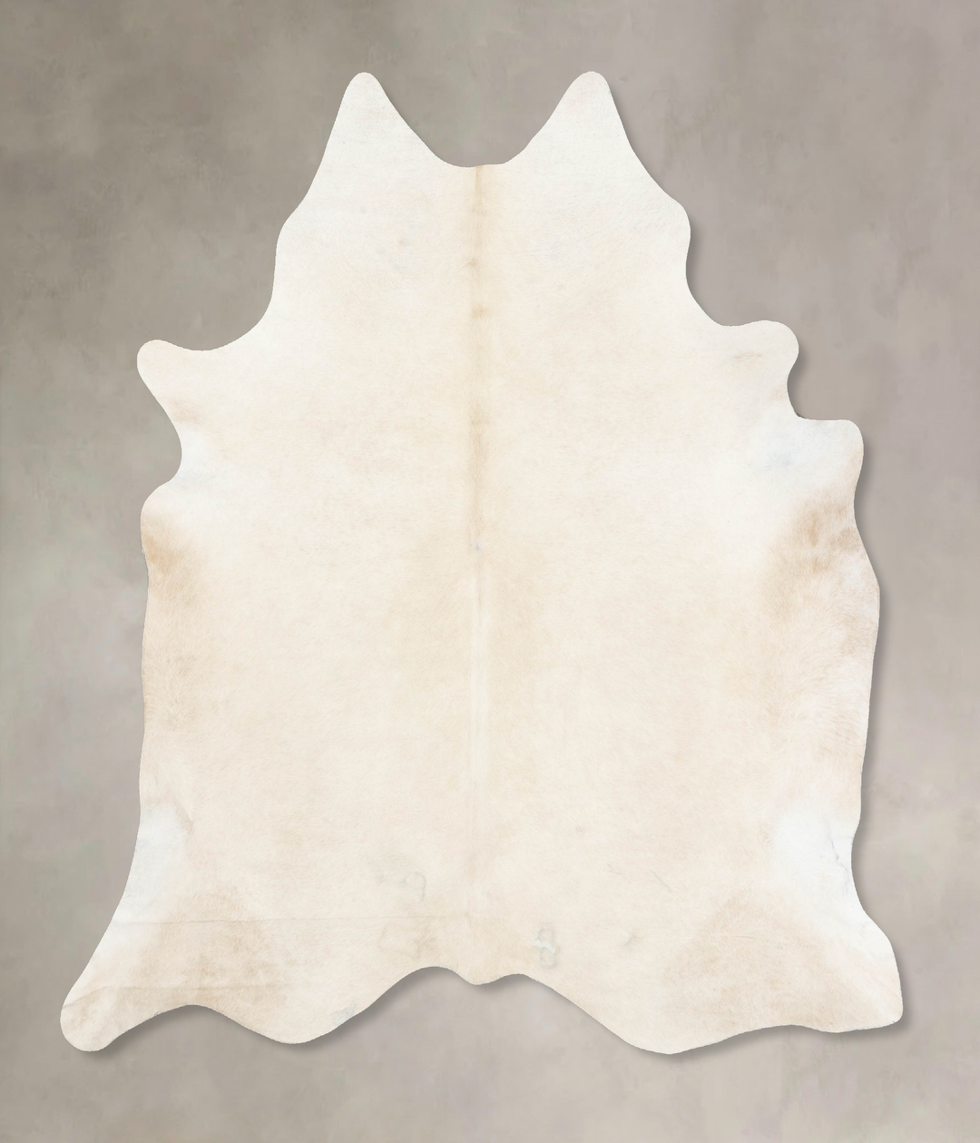 Ivory with Beige XX-Large Brazilian Cowhide Rug 7'11"H x 7'4"W #B15783