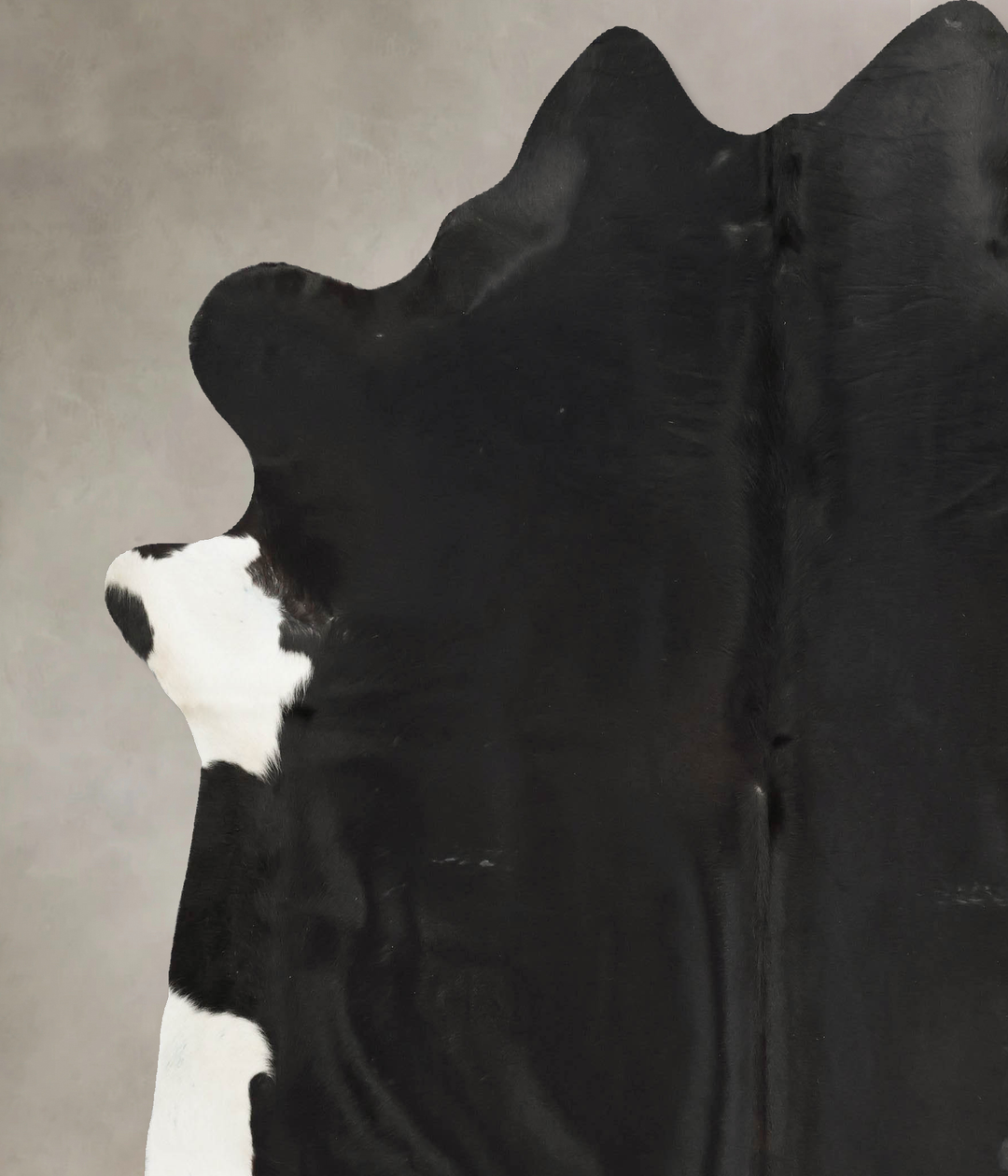 Black and White XX-Large Brazilian Cowhide Rug 7'9"H x 7'0"W #B15788 b