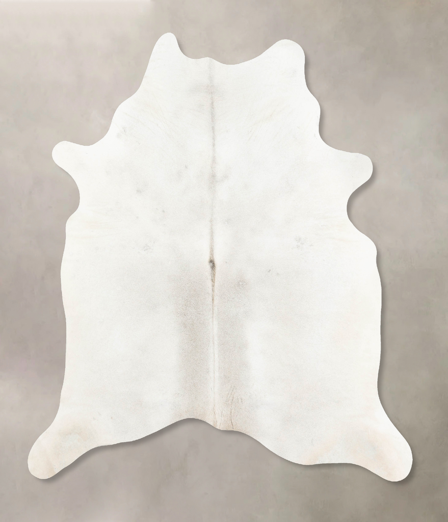 Light Grey XX-Large Brazilian Cowhide Rug 8'0"H x 6'7"W #B15792 by Hudson Hides