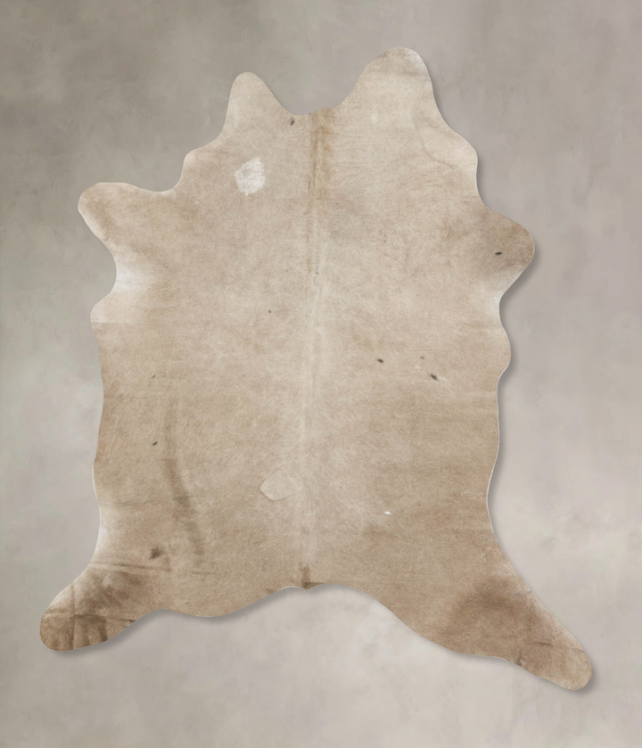 Taupe XX-Large Brazilian Cowhide Rug 8'3"H x 6'7"W #B15795 by Hudson Hides