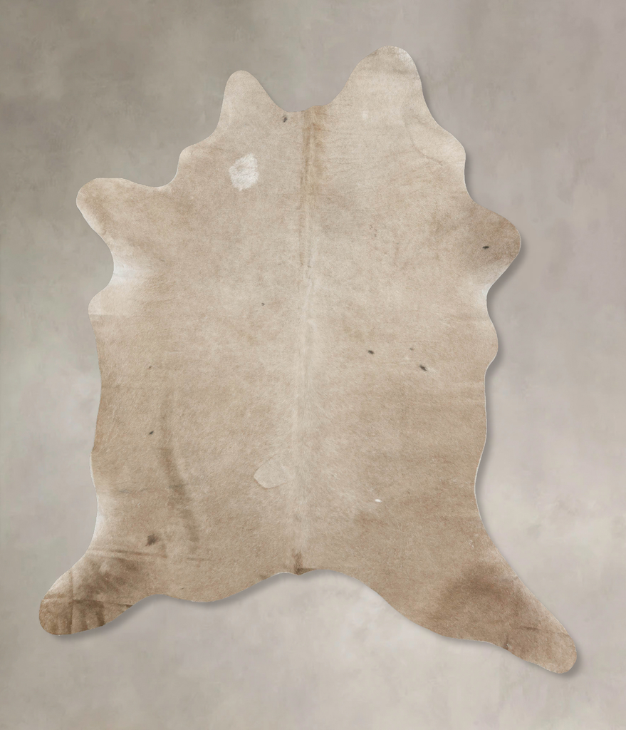 Taupe XX-Large Brazilian Cowhide Rug 8'3"H x 6'7"W #B15795 by Hudson Hides