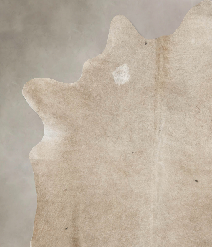 Taupe XX-Large Brazilian Cowhide Rug 8'3"H x 6'7"W #B15795 by Hudson Hides