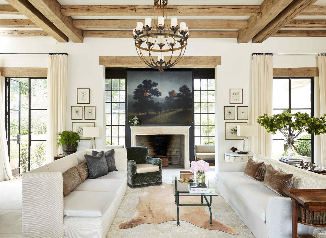 Taupe XX-Large Brazilian Cowhide Rug 8'3"H x 6'7"W #B15795 by Hudson H