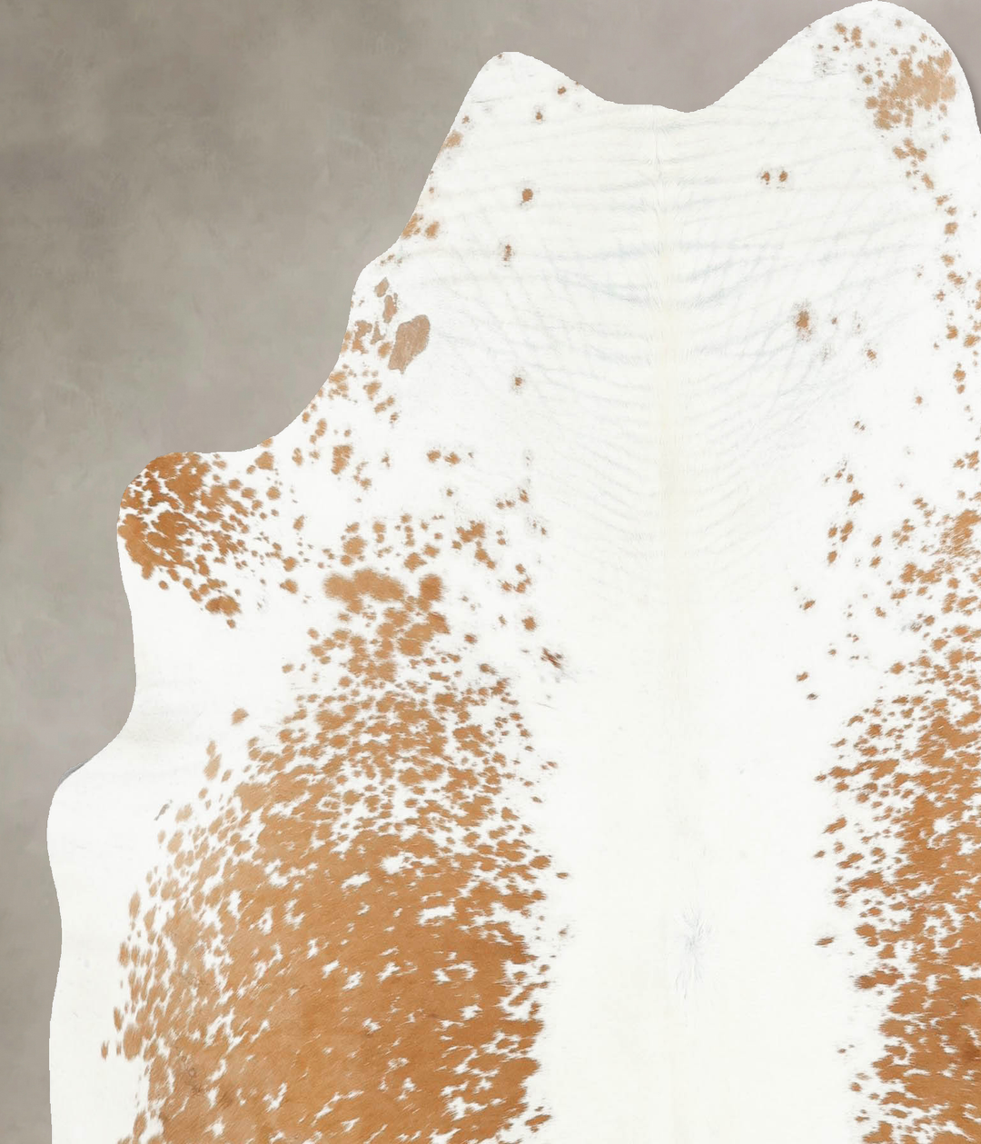 Salt and Pepper Brown Large Brazilian Cowhide Rug 6'6"H x 6'0"W #B1579