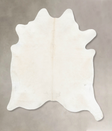 Ivory with Beige XX-Large Brazilian Cowhide Rug 8'4"H x 6'9"W #B15802 by Hudson Hides