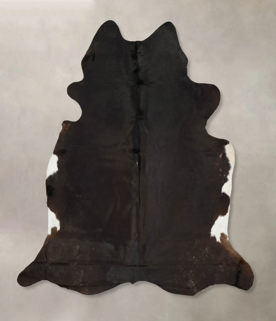 Chocolate XX-Large Brazilian Cowhide Rug 8'2"H x 7'9"W #B15803 by Hudson Hides