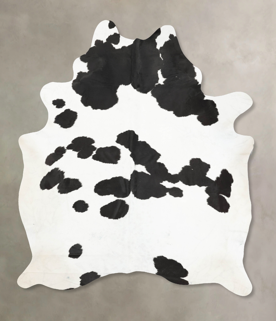 Black and White XX-Large Brazilian Cowhide Rug 9'3"H x 6'10"W #B15806 by Hudson Hides