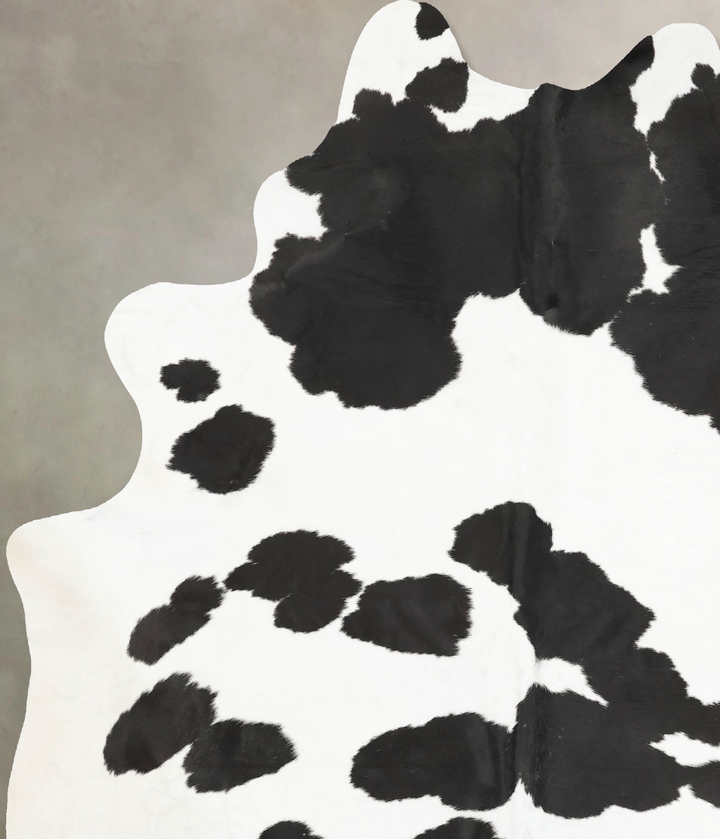 Black and White XX-Large Brazilian Cowhide Rug 9'3"H x 6'10"W #B15806 by Hudson Hides