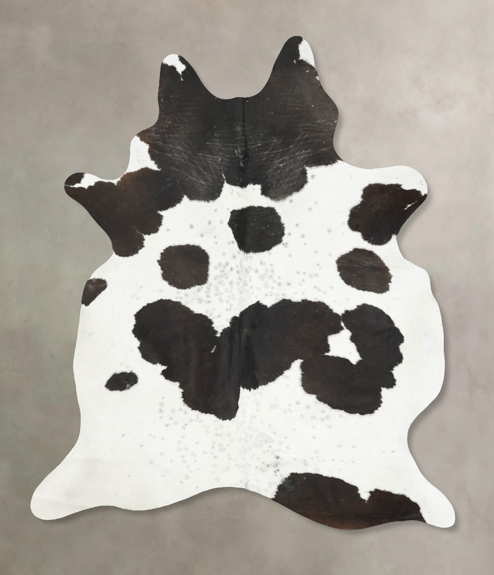 Black and White XX-Large Brazilian Cowhide Rug 8'5"H x 6'4"W #B15812 by Hudson Hides