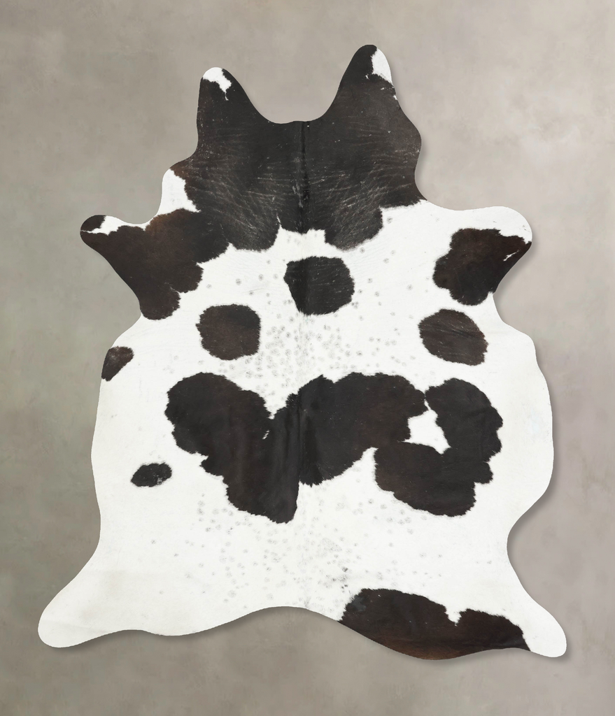 Black and White XX-Large Brazilian Cowhide Rug 8'5"H x 6'4"W #B15812 by Hudson Hides