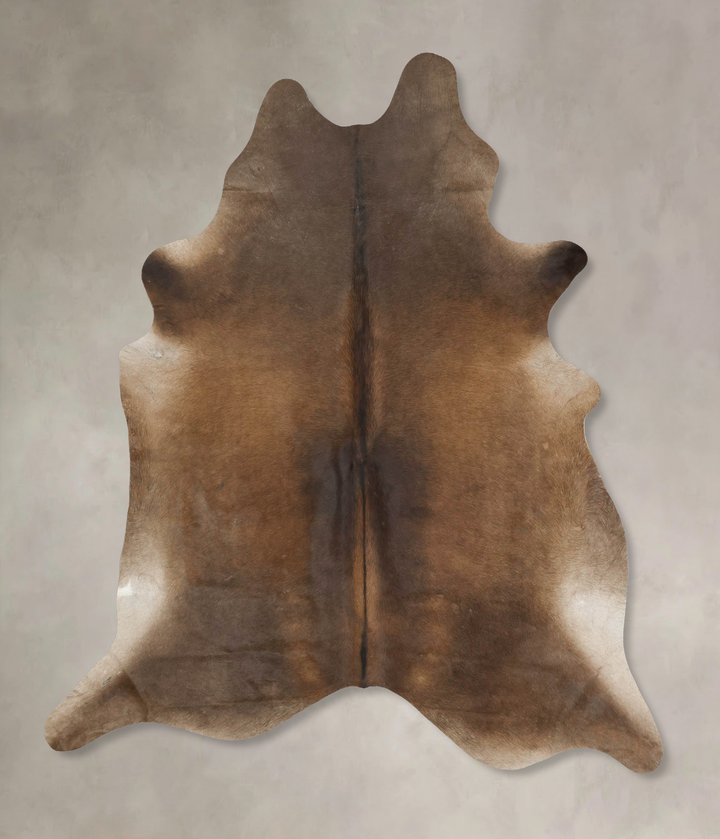 Chocolate X-Large Brazilian Cowhide Rug 7'9"H x 6'4"W #B15821 by Hudson Hides