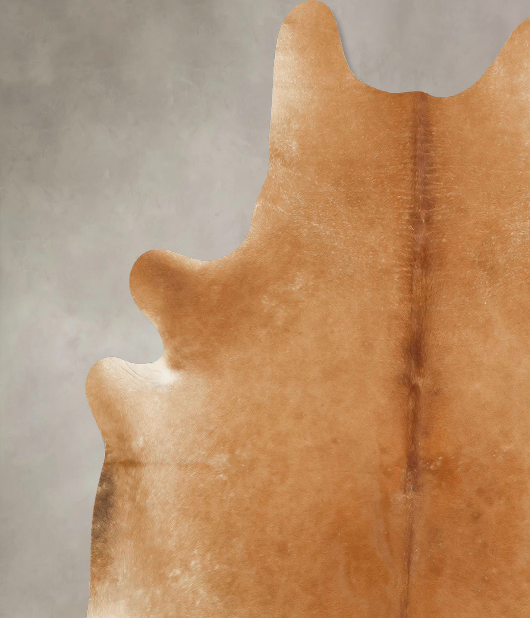 Beige X-Large Brazilian Cowhide Rug 7'6"H x 6'6"W #B15835 by Hudson Hi