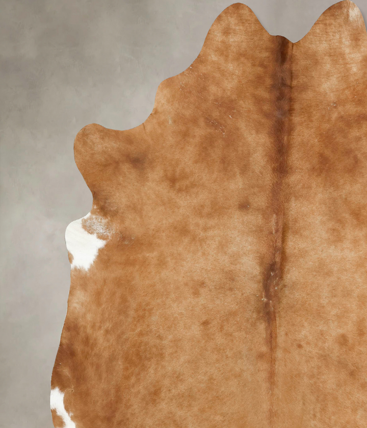 Beige XX-Large Brazilian Cowhide Rug 8'9"H x 7'4"W #B15844 by Hudson Hides