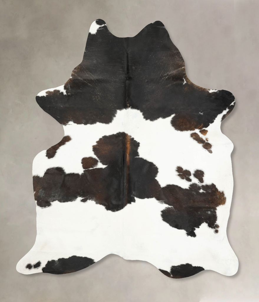 Chocolate and White XX-Large Brazilian Cowhide Rug 8'8"H x 6'4"W #B15845 by Hudson Hides