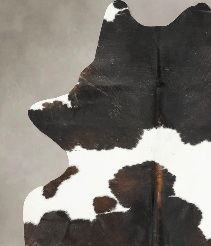 Chocolate and White XX-Large Brazilian Cowhide Rug 8'8"H x 6'4"W #B15845 by Hudson Hides
