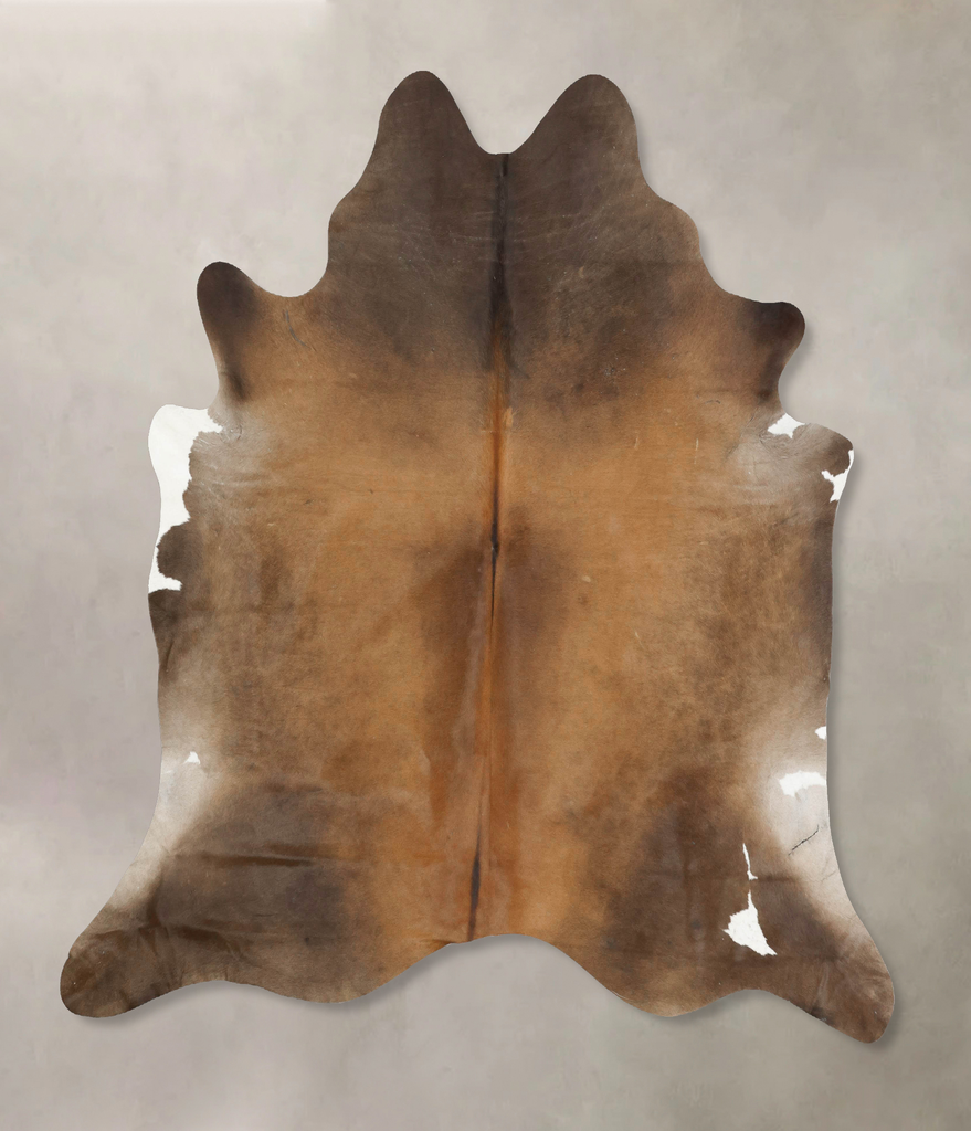 Chocolate XX-Large Brazilian Cowhide Rug 7'10"H x 7'6"W #B15852 by Hudson Hides