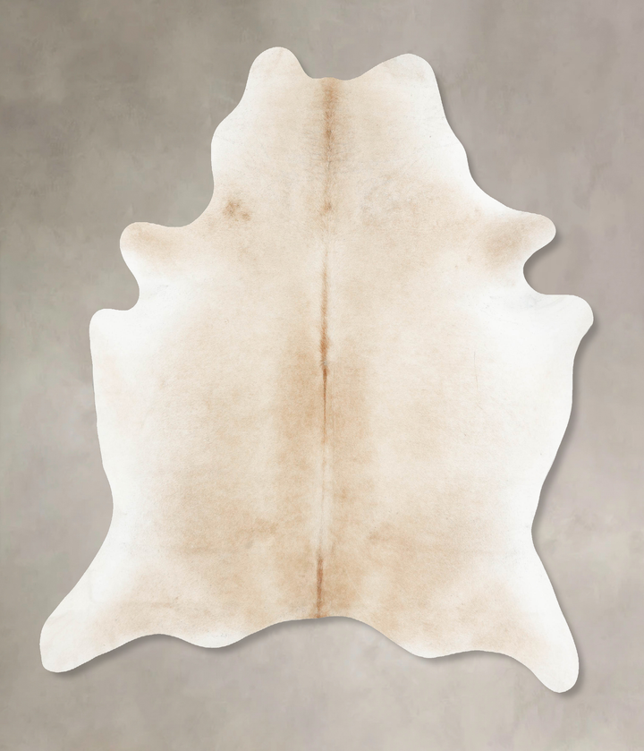 Grey with Beige XX-Large Brazilian Cowhide Rug 7'11"H x 6'10"W #B15855 by Hudson Hides