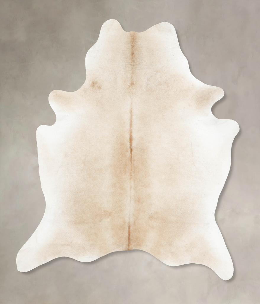 Grey with Beige XX-Large Brazilian Cowhide Rug 7'11"H x 6'10"W #B15855 by Hudson Hides