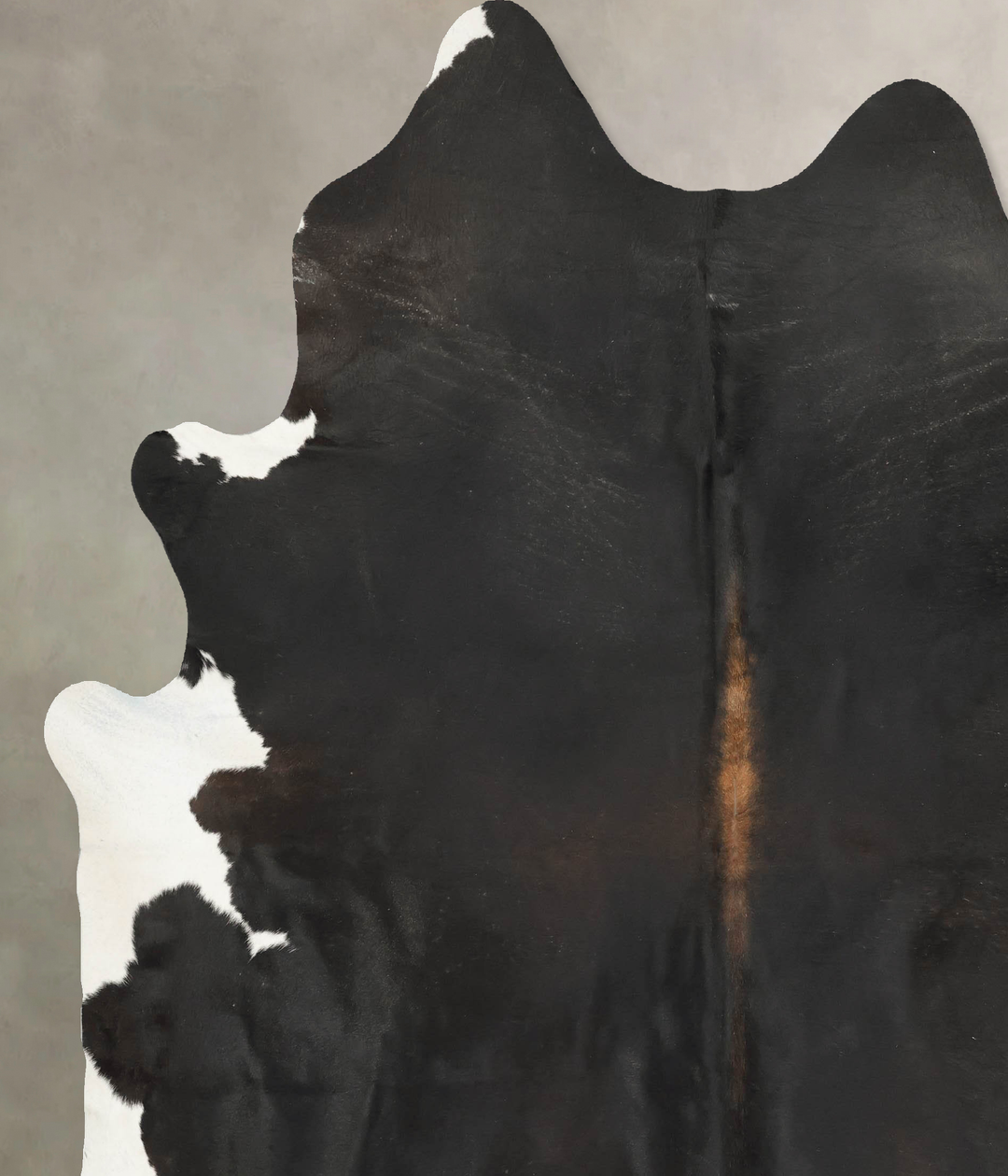 Black and White XX-Large Brazilian Cowhide Rug 8'9"H x 7'5"W #B15857 b
