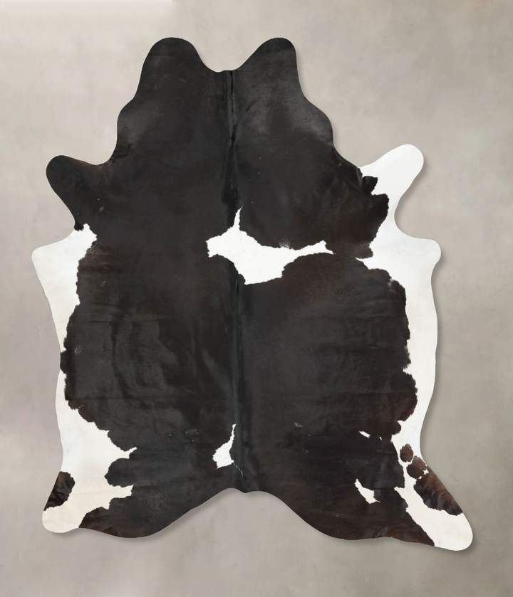 Black and White XX-Large Brazilian Cowhide Rug 8'9"H x 7'0"W #B15862 by Hudson Hides