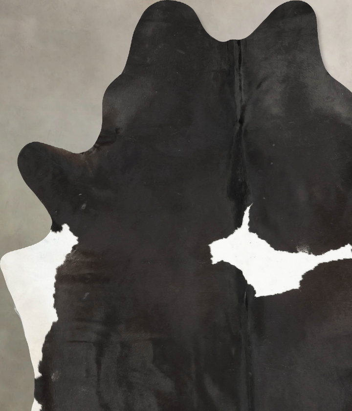 Black and White XX-Large Brazilian Cowhide Rug 8'9"H x 7'0"W #B15862 by Hudson Hides