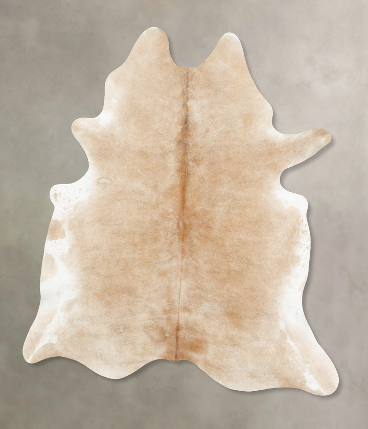 Palomino X-Large Brazilian Cowhide Rug 7'7"H x 6'5"W #B15869 by Hudson Hides