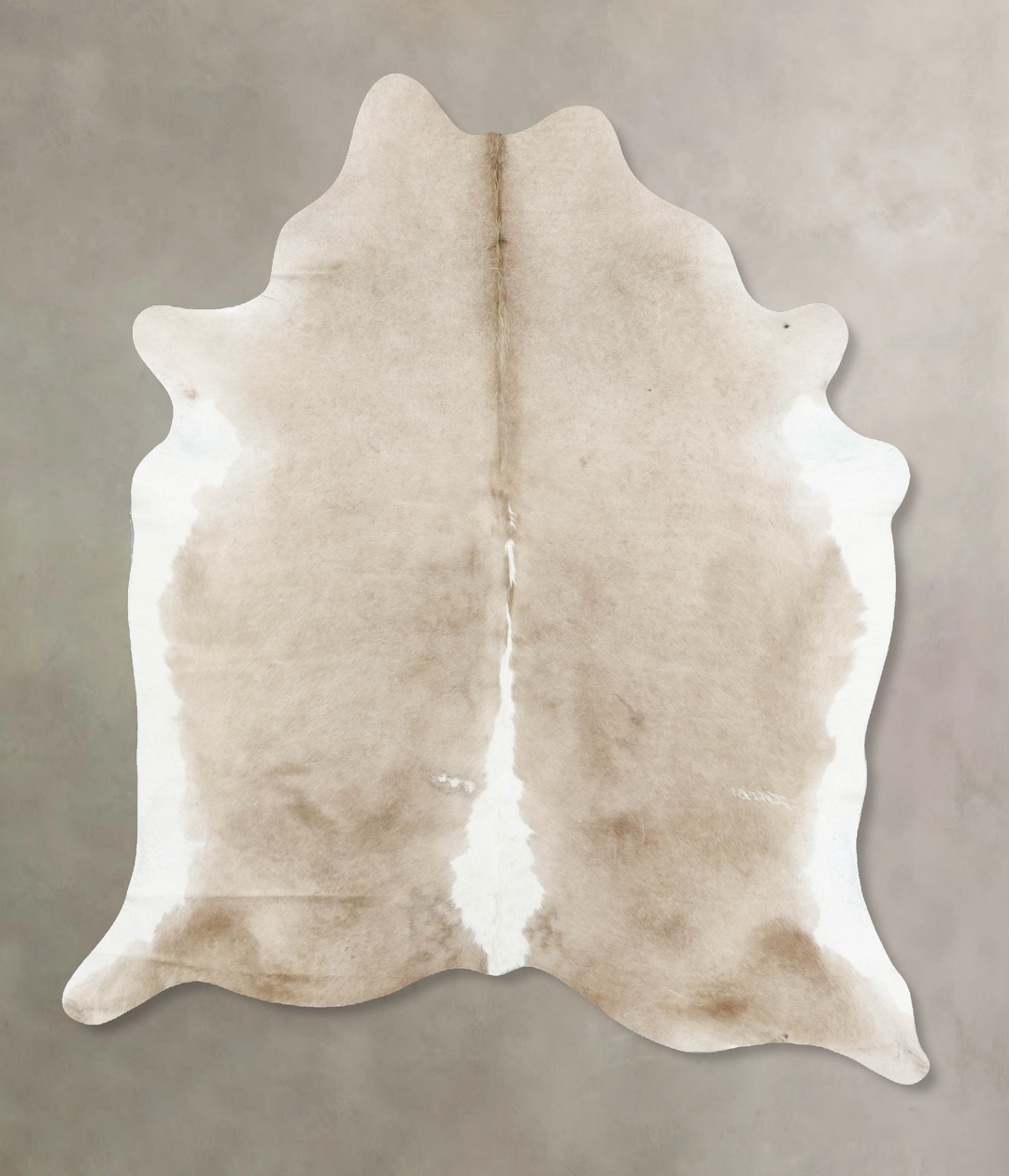 Taupe X-Large Brazilian Cowhide Rug 7'10"H x 6'4"W #B15874 by Hudson H