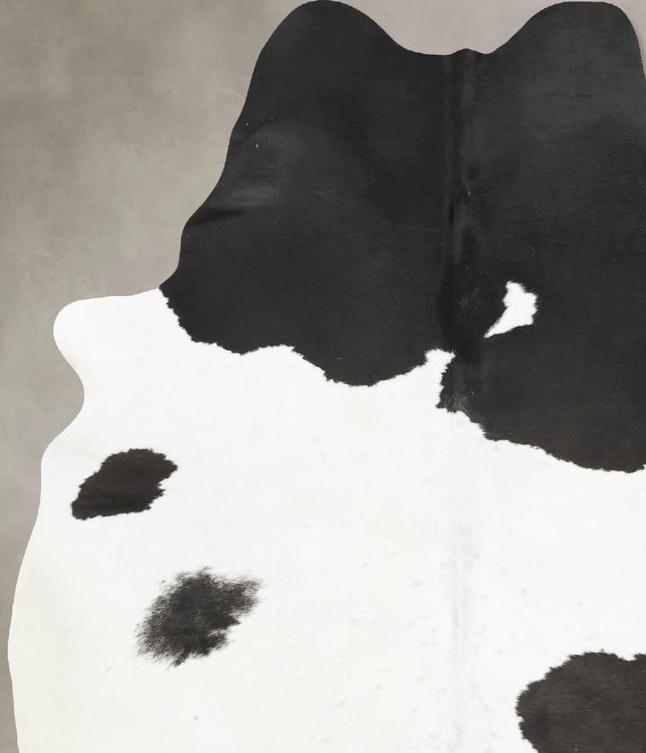 Black and White X-Large Brazilian Cowhide Rug 8'3"H x 5'11"W #B15885 by Hudson Hides
