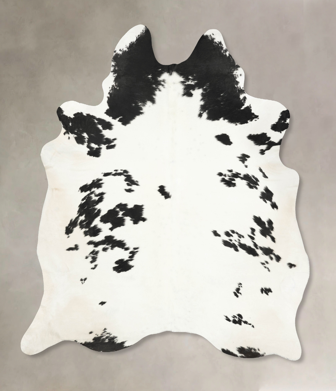 Black and White XX-Large Brazilian Cowhide Rug 8'9"H x 7'2"W #B15895 b