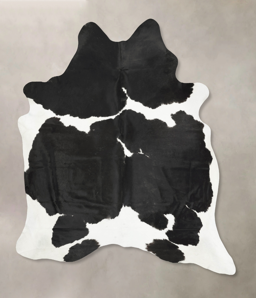 Black and White XX-Large Brazilian Cowhide Rug 8'7"H x 7'0"W #B15896 by Hudson Hides