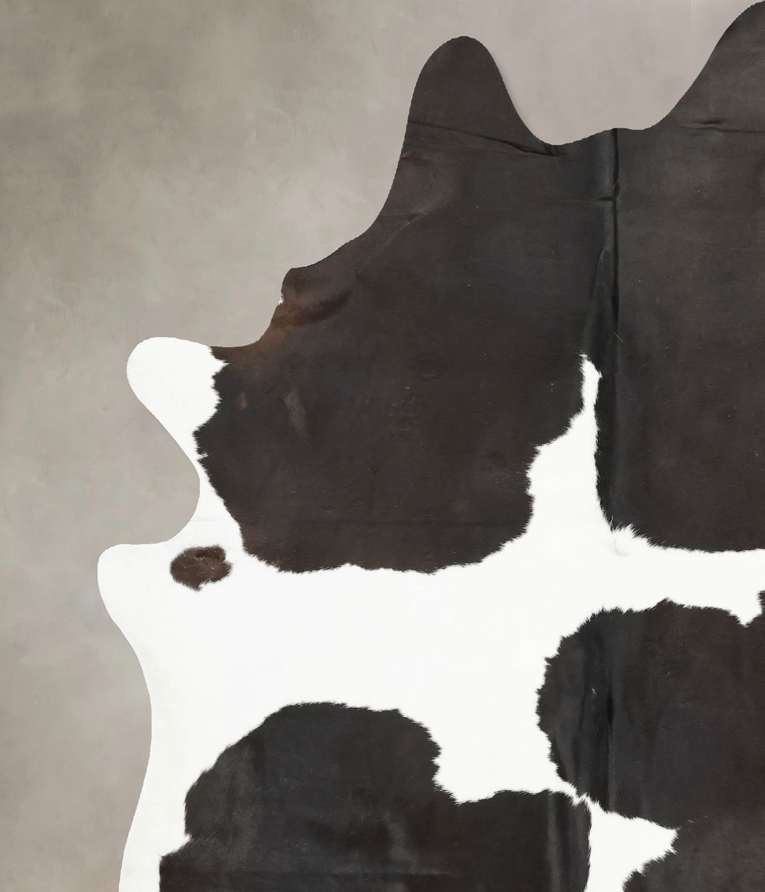 Black and White XX-Large Brazilian Cowhide Rug 8'1"H x 6'10"W #B15899 